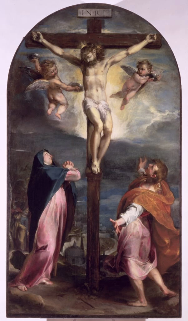 La Crocefissione e i dolenti - Galleria Nazionale delle Marche, Barocci Federico